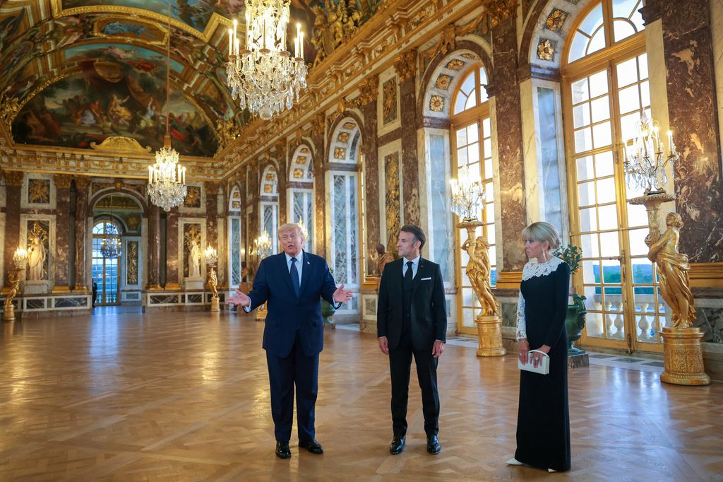 President Trump Dines With Macron At Versailles Following G7 Summit